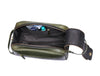 Omaha Leather Toiletry Bag - Seaweed Green