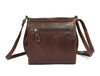 Lowell Leather Cross - Body Bag - Caramel - Aaron Leather Goods Inc