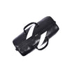 Luxury Black Leather Weekender Duffle Bag - Aaron Leather Goods