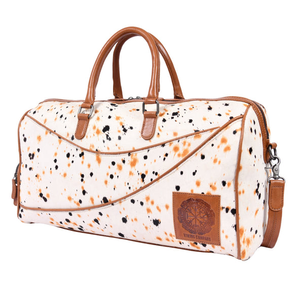 Luxury Leather Duffle Bag for Travel, Gym & Weekend Getaways - Aaron Leather Goods