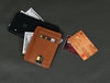 Utrera Leather Credit Card Holder - Chestnut