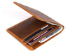 Osuna Mens Leather Wallet - Caramel Brown