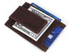 Sestao Leather Minimalist Money Clip Wallet -Walnut Brown