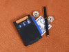 Sestao Leather Minimalist Money Clip Wallet - Raven Black