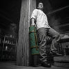 Malaga Canvas Knife Roll - Pine Green - Aaron Leather Goods Inc