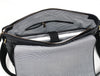 Savona Leather Messenger Bag - Raven Black