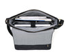 Savona Leather Messenger Bag - Raven Black