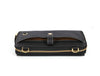 Memphis Hand Tooled Leather Clutch - Raven - Aaron Leather Goods Inc
