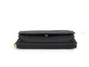 Memphis Hand Tooled Leather Clutch - Raven - Aaron Leather Goods Inc