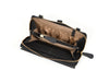 Memphis Hand Tooled Leather Clutch - Raven - Aaron Leather Goods Inc
