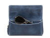 Memphis Hand Tooled Leather Clutch - Royal - Aaron Leather Goods Inc