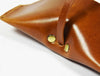 Nantes Leather Eyewear Case - Caramel Brown