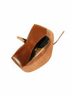 Nantes Leather Eyewear Case - Caramel Brown