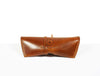 Nantes Leather Eyewear Case - Caramel Brown