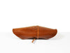 Nantes Leather Eyewear Case - Caramel Brown