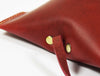 Nantes Leather Eyewear Case - Distressed Red