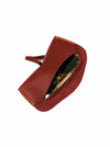 Nantes Leather Eyewear Case - Distressed Red