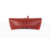 Nantes Leather Eyewear Case - Distressed Red