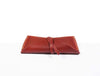 Nantes Leather Eyewear Case - Distressed Red