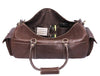 Pamplona Leather Duffle Bag - Coffee Brown - Aaron Leather Goods Inc