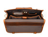 Ancona Leather Office Bag 15" - Caramel Brown