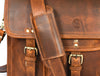 Ancona Leather Office Bag 15" - Caramel Brown