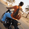 Polaris Leather Backpack - Aaron Leather Goods Inc