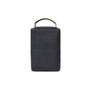 Premium Black Leather Shoe Bag with Top Handle & Zip Closure - Aaron Leather Goods