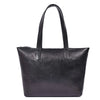 Premium Black Leather Tote Bag for Work & Travel - Aaron Leather Goods