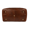 Premium Hard Wax Leather Duffle Bag for Travel & Weekender Use | 20.5 Inch Vintage Leather Holdall - Aaron Leather Goods Inc