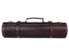 Premium Leather Knife Roll Bag with Handle – Handmade Tool Organizer Roll - Aaron Leather Goods Inc
