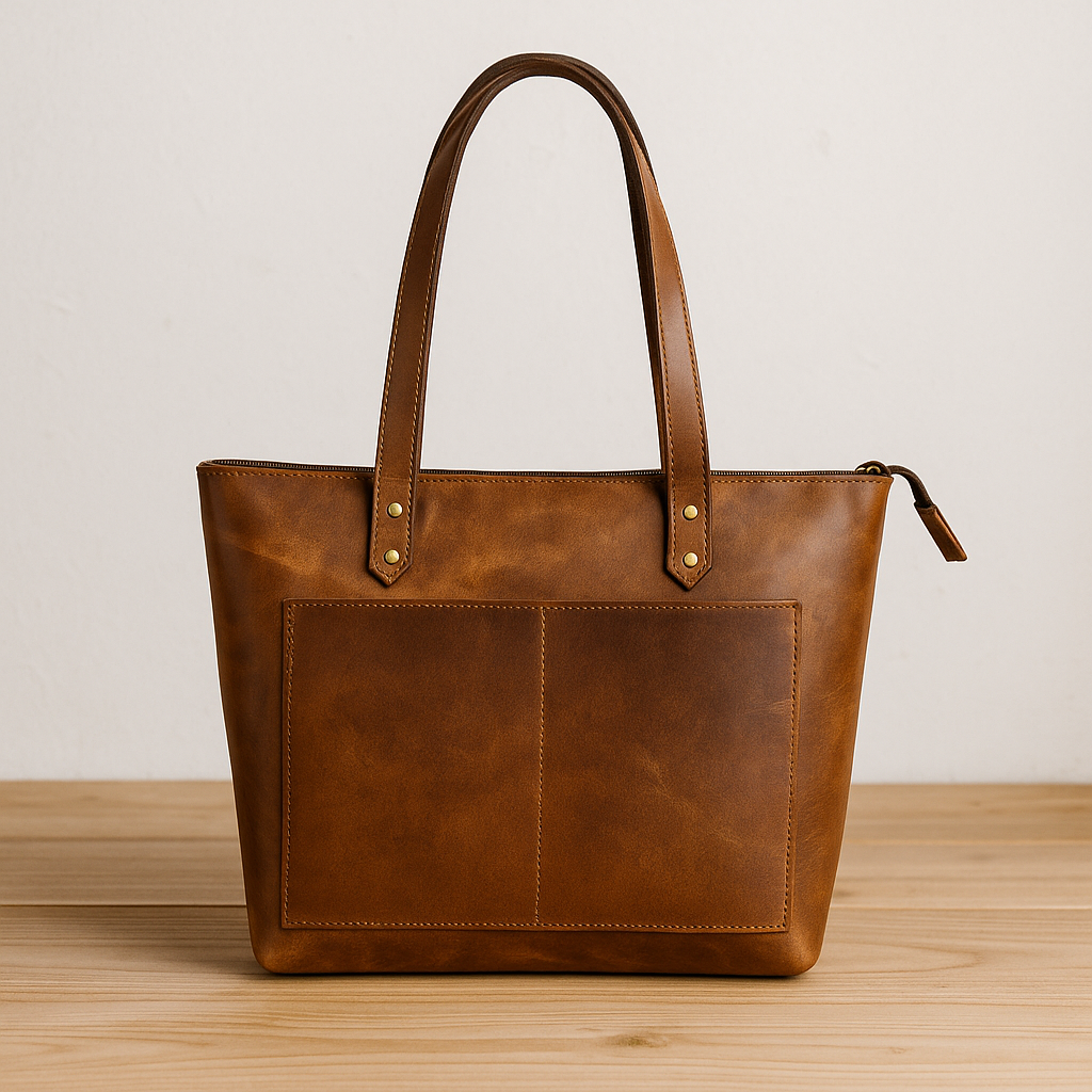Canaria Travel Tote Bag – Caramel Brown