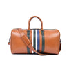 Stylish Leather Weekender Duffle for Travel & Gym Use - Aaron Leather Goods