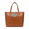 Tan Leather Tote for Women – Minimalist Handcrafted Carryall - Aaron Leather Goods