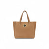 Tan Tote Bag with Leather Handles for Everyday Use - Aaron Leather Goods