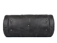 Cordoba Leather Barrel Bag - Raven Black