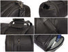 Cordoba Leather Barrel Bag - Raven Black