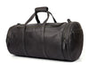 Cordoba Leather Barrel Bag - Raven Black