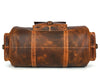 Pamplona Leather Duffle bag - Caramel Brown