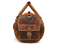 Pamplona Leather Duffle bag - Caramel Brown