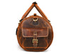 Pamplona Leather Duffle bag - Caramel Brown