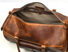 Pamplona Leather Duffle bag - Caramel Brown