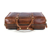 Taranto Leather Weekender Bag- Penny Brown