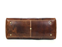 Leather Duffel Bag for Men & Women – 20Inch Travel, Weekend, Overnight, Gym