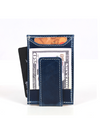 Sestao Leather Minimalist Money Clip Wallet - Royal Blue