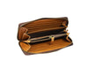 Tucson Hand Tooled Leather Clutch - Caramel - Aaron Leather Goods Inc