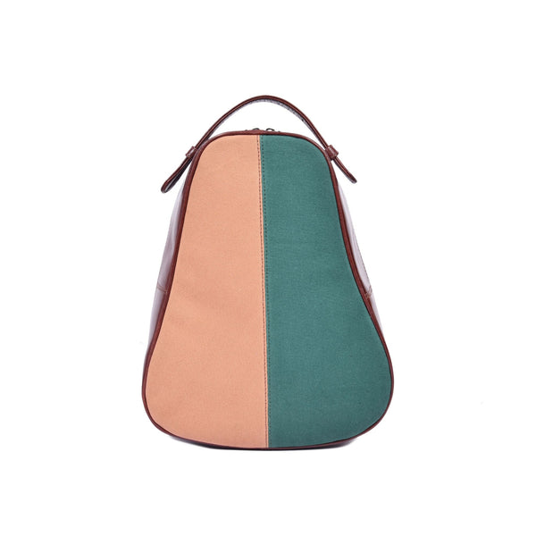 Two - Tone Premium Leather Shoe Bag - Aaron Leather Goods