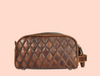 Ascend Quilted Leather Toiletry Bag