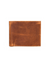 Cuenca Leather Bifold Mens Wallet - Caramel Brown - Aaron Leather Goods 