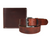 Cicero Leather Belt & Wallet Gift Combo